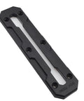 Low Profile Nylon Kayak Track Mount System For Rail Gear Including Fishing Rod Holders And Cup Holders Corrosion Resistant Easy Install 6 Inch 9 Inch Or 12 Inch Length Options, black nylon rail mount