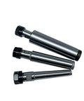 Top Tier Morse Taper Tool Holder Collet Chuck With Straight Rod Handle For Heavy Duty Drilling And Milling ER11 ER16 ER20 ER25 ER32 MT1 MT2 MT3 4 5 Spindle 3 collet chucks of different sizes in silver metal finish
