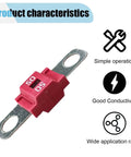 Street Tested Midi Fuse Holders With 50 Amp Fuses, 2 Pack Heavy Duty automotive fuse with simple operation and wide application.