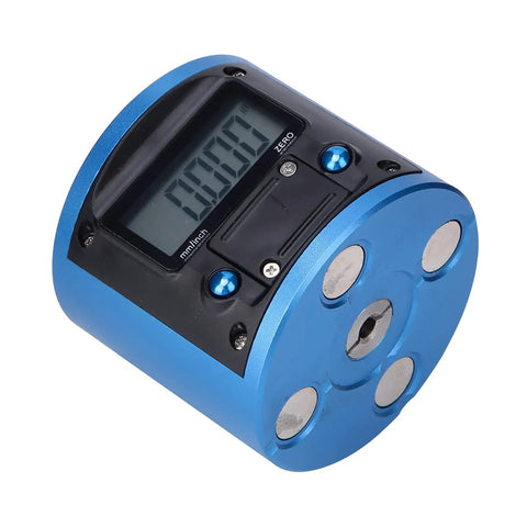 Digital Z Axis Presetter With 0 To 2mm Travel, Magnetic Positioning Tool, 0.01mm Resolution For Dial Indicators, Large LCD Display