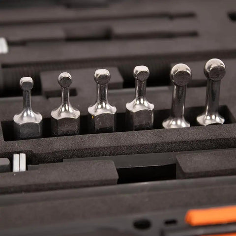 Pro Grade Universal Ball Bearing Extractor Set For Safe Easy Bearing Removal In Housings With Half Round Tips details