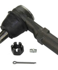 Steering Tie Rod End for 2011 to 2021 Chevy Silverado 2500HD 3500HD and GMC Sierra 2500HD 3500HD, Beefed Up Steering Component for Precise Wheel Alignment, Smooth Handling, and Reliable Road Performance, black metal with grease fitting and cotter pin