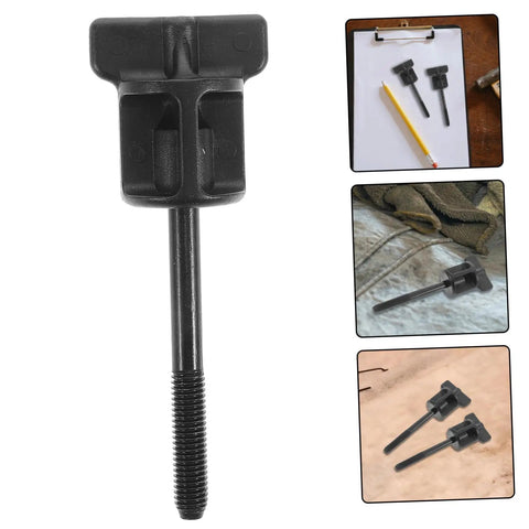 Black Spare Tire Mounting Bolt For Cars Easy Install No Tools Required Tire Fastener Secure Fit Durable Hardware in detail