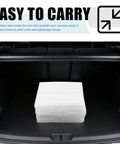 Disposable Car Seat Covers 25 Pack Portable Seat Protectors in trunk, thin lightweight design, transparent auto interior shields