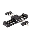 Go-To Manual Linear Stage Sliding Table With Micrometer Adjustment Platform And Aluminum Guide Rails, Dual Travel Options