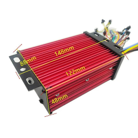 Powerful Brushless Square Wave Controller With LCD Display For 36V 48V 60V Electric Bikes And Scooters 450W 500W 600W Speed And Direction Control Plug And Play Durable E Bike Motor Controller For Smooth Rides