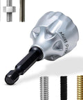 All Thread Repair Bit For Drill And Chamfering Deburring External Chamfer Tool, Thread Cleaner For 3 To 19 mm Bolts.