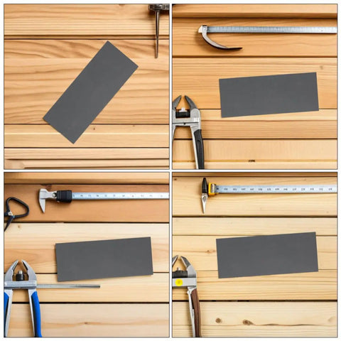 21 Pieces High Grit Wet Dry Emery Sandpaper Sheets For Auto Body And Metal Polish Make Your Ride Look Brand New With Smooth Finish on wooden surface with tools.