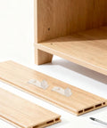 24 Pack Heavy Duty Plastic Shelf Pegs For Cabinets Self-Locking Curved Clips with Antislip Grooves for 20mm Shelves