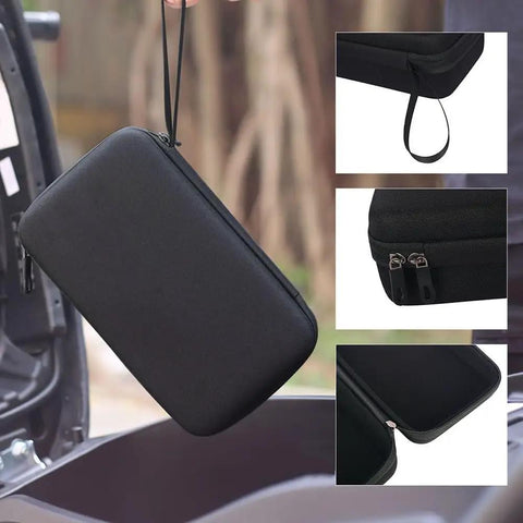 Shockproof Electric Bike Charger Bag For Outdoor Travel, Ebike Battery Pack Storage Case With EVA Padding, Durable Go-To Charger Pouch, Weather Resistant Bike Accessory For On The Go