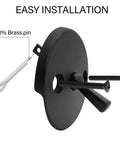 Fresh Matte Black Bathtub Drain Tub Trim Set With Universal Brass Adapter And Rock Solid Trip Lever Overflow Plate For Quick Swap And Clean Modern Bathroom Vibes, showcasing easy installation with brass pin.