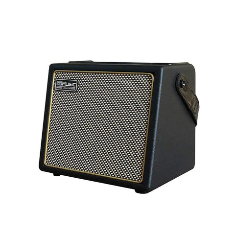 Portable 30 Watt Acoustic Guitar Amp With Bluetooth Speaker, Rechargeable Battery, Dope Reverb And Chorus Effects, Black angle view