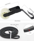 Dryer Repair Kit 4392065 Fits Maytag Centennial Amana Admiral Crosley With Drum Roller Kit 349241T Idler 691366 And Belt 341241