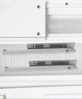 Whisper Quiet Drawer Slides For Cabinets And Drawers, Beefy Cold Rolled Steel Build With Beast Load Bearing, Long Lasting
