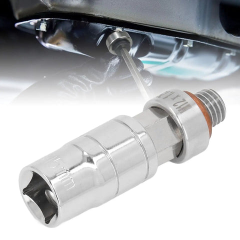 Heavy Duty Oil Drain Plug M12x1.75 For Stripped Threads Fix Engine Leaks Perfect Seal And Reliable Thread Repair Restore Your Sump Now, stainless steel