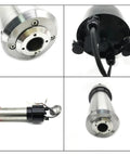 Built Tough Automatic Tool Change Spindle Motor 2.2KW 3HP ISO20 24000RPM AC220V showing various angles and details.