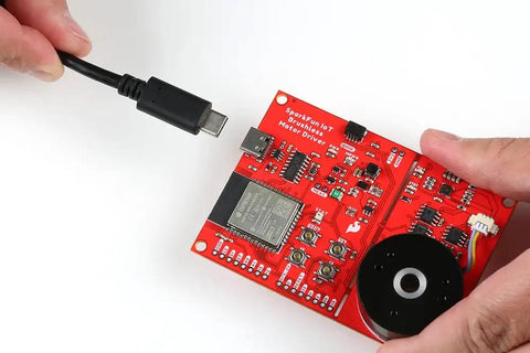 Connecting IoT Brushless Motor Driver With ESP32 And TMC6300 Three Phase Control For BLDC Motors Up To Two Amps to USB cable