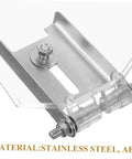 Two Piece Stainless Steel Bench Shield Kit Eye Guard For Grinders, rust-resistant protective cover with stainless and ABS materials