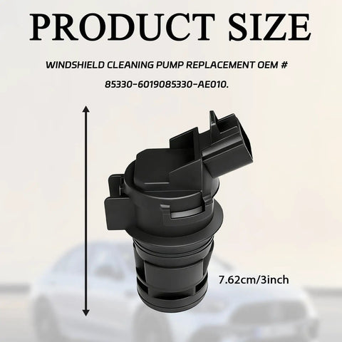 Workhorse Windshield Washer Pump Replacement Front And Rear For Toyota Lexus Mazda Honda with Grommet PA66 Nylon 7.62cm