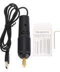 Compact USB Electric Micro Drill Hand Tool for Jewelry Making and Soft Material Crafting Pin Vise With 10 Needles and Wrench