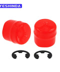 Beefed Up Front Wheel Bearing Conversion Kit For Lawn Tractors And Mowers Replaces 532009040 532124959 9040H visible with red caps