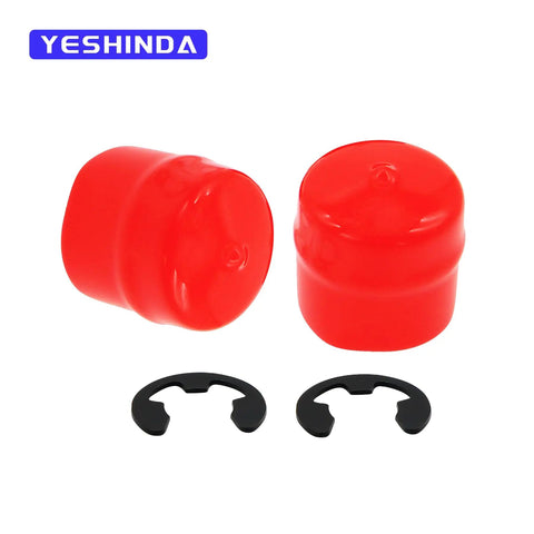 Beefed Up Front Wheel Bearing Conversion Kit For Lawn Tractors And Mowers Replaces 532009040 532124959 9040H visible with red caps