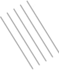 5-pack of 4mm Diameter 300mm Length 304 Stainless Steel Solid Round Rods for DIY Craft and Metal Working Projects