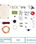 1-30 MHz Manual Antenna Tuner Kit For HAM Radio QRP DIY Project With Standing Wave Directions components layout