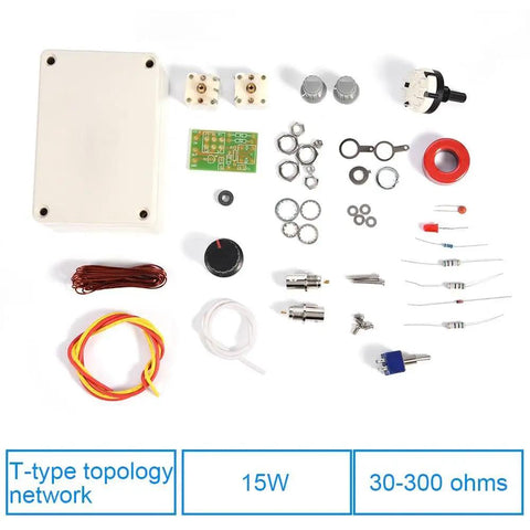 1-30 MHz Manual Antenna Tuner Kit For HAM Radio QRP DIY Project With Standing Wave Directions components layout