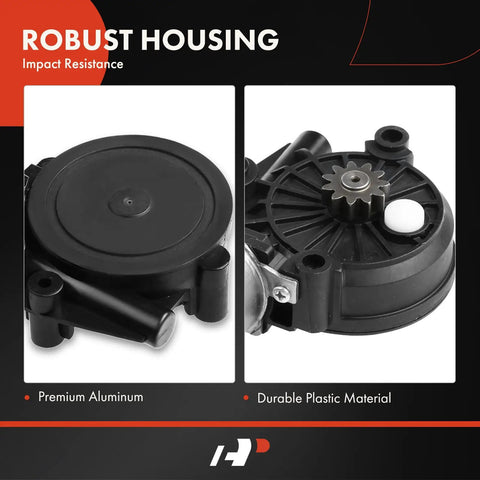 Power Window Lift Motor Rear Left Driver Side For Ford F150 F250 1994 To 1998 F250HD 1997 F350 1994 To 1997 Direct Fit OE Replacement 2 Pin Plug Premium Copper Core And High Strength Steel Construction For A Smooth Easy Install. black power window motor housing, aluminum and plastic components