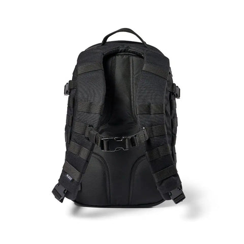 Back view of RUSH 12 2.0 Tactical Backpack With Laptop Compartment And 24L Capacity Everyday Carry Molle Pack For Travel Work Hiking
