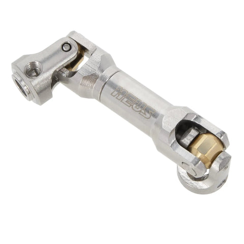 Beefy Universal Driveshaft For SCX10 SCX10 II Wraith TRX4 One Tenth RC Crawler Upgrades 86 To 115mm stainless steel, brass center