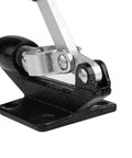 Close-up of Heavy Duty Heat Press Clamping Fixture with 386Kg clamp force, 42mm stroke, carbon steel construction, model 304E