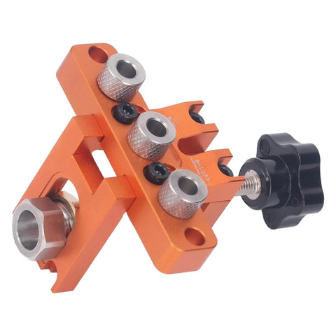 Three In One Doweling Jig Kit With Aluminum Construction Pro Grade Precision Drilling Guide for Furniture Assembly