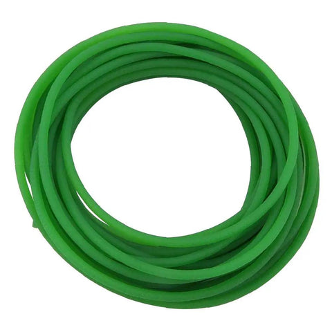 Urethane Round Transmission Belt 8mm Diameter 10 Ft Long Heavy Duty Conveyor Belt For Dryers And Bonding Machines Green PU Belt
