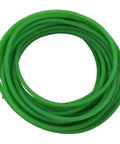 Coiled green PU round transmission belt 6mm diameter 16.4 feet for conveyor bonding machines and dryers durable high tensile strength
