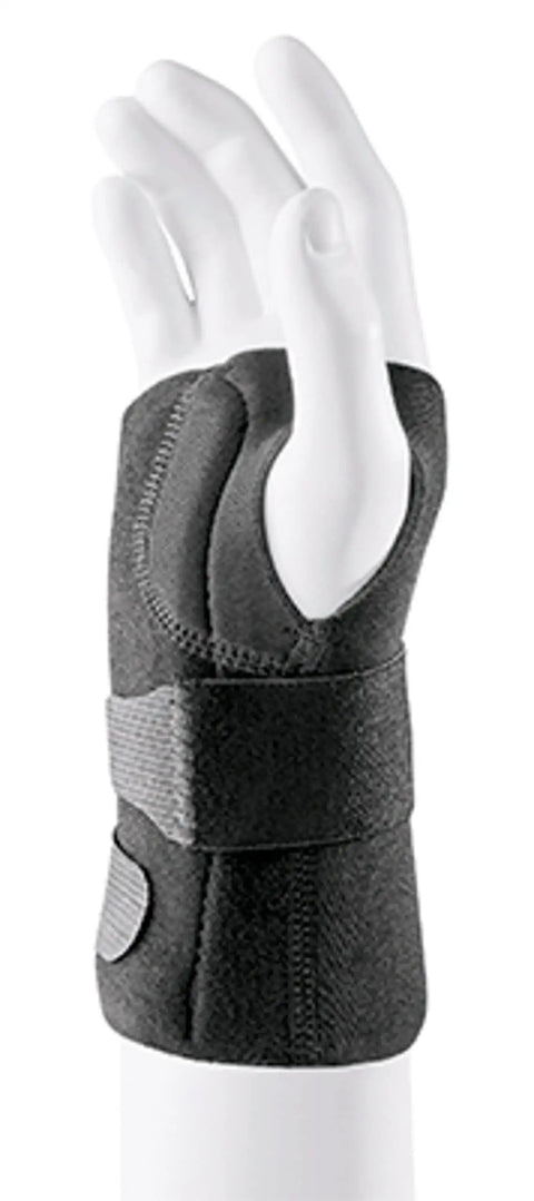 Breathable Compression Wrist Brace With Three Adjustable Straps For All Day Comfort And Moderate Support Keeps Fingers Free, black