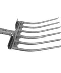 Heavy Duty Steel Garden Fork For Soil Loosening And Planting Area Prep, rugged fork head with quick attach feature for wooden handles