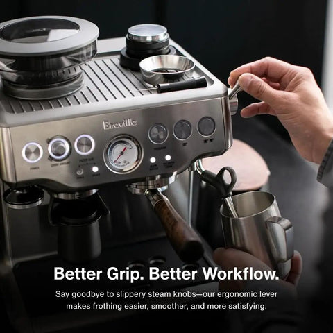 Using Replacement Steam Lever For Breville Espresso Machines No Slip Grip Ergonomic Stainless Steel Handle