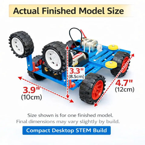 Solar Powered STEM Kit For Kids Ages 8 Through 14 Build Seven In One Models Like A Solar Car And Motor Science Project