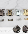 Double Roller Door Catch Cabinet Latch Set 20 Pcs Cold Rolled Steel Construction in multiple finishes with screws