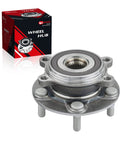 Front Wheel Bearing Hub Assembly for Nissan Rogue 2014-2023, 5 Lug ABS, with visible box, replaces 513357, HUB411T-2, HA590554, 40202-4BA0A