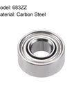 683ZZ carbon steel bearing from Dope Linear Motion Rods And Ball Bearings Kit for DIY CNC 3D Printer and robotics projects.