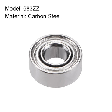 683ZZ carbon steel bearing from Dope Linear Motion Rods And Ball Bearings Kit for DIY CNC 3D Printer and robotics projects.