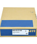 Top Shelf Industrial Drive Power Supply Module MDSD2CV550 in sealed packaging, compact box with blue label, manufactured in Japan.