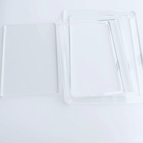 Shop Grade Router Table Insert Plate With Rabbet Cutout Template Kit designed for 11.75 by 9.25 inch workbench shown from above.