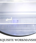Heavy Duty Plastic Freezer Door Stop For Fridge Repair installed inside a refrigerator showcasing its wear-resistant design.