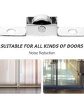 Full Extension Drawer Slides Set Of 10 Pcs With Detachable Quick Release Latches For Tool Free Install shown with sliding doors