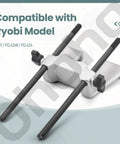 Premium Router Edge Guide Assembly For Seamless Woodworking Projects With Crisp Precision And Easy Install Design That Slides Right Onto Ryobi 18V One Plus Trimmers P601 P206 PCL424B PCL424 R2401 for accurate routing