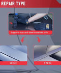 Powerful 1000W Paintless Dent Repair Tool with Magnetic Induction for iron and steel materials, showing repair process.